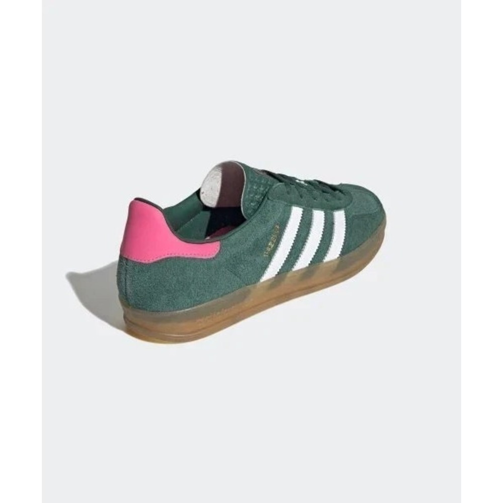 adidas Gazelle Indoor Women's Size 6 Collegiate Green Lucid Pink IG5929 NEW - Picture 4 of 7